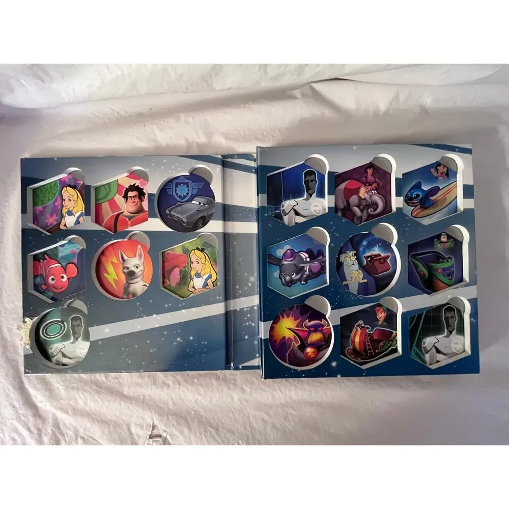 Disney Infinity Power Discs Lot Album Binder 15 Discs Storage Book